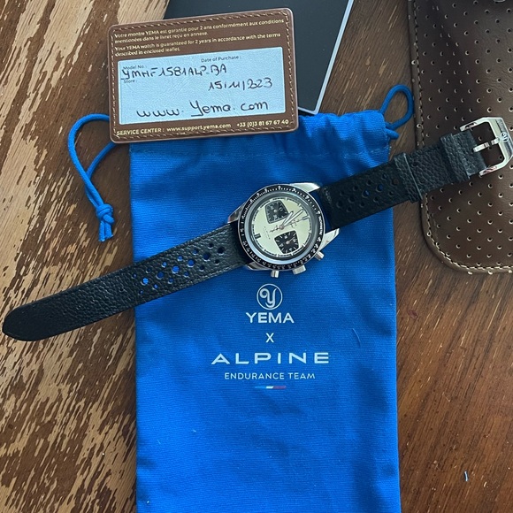 Yema Panda Alpine Team Le Mans Edition Watch Made in France 🇫🇷 - Picture 4 of 9